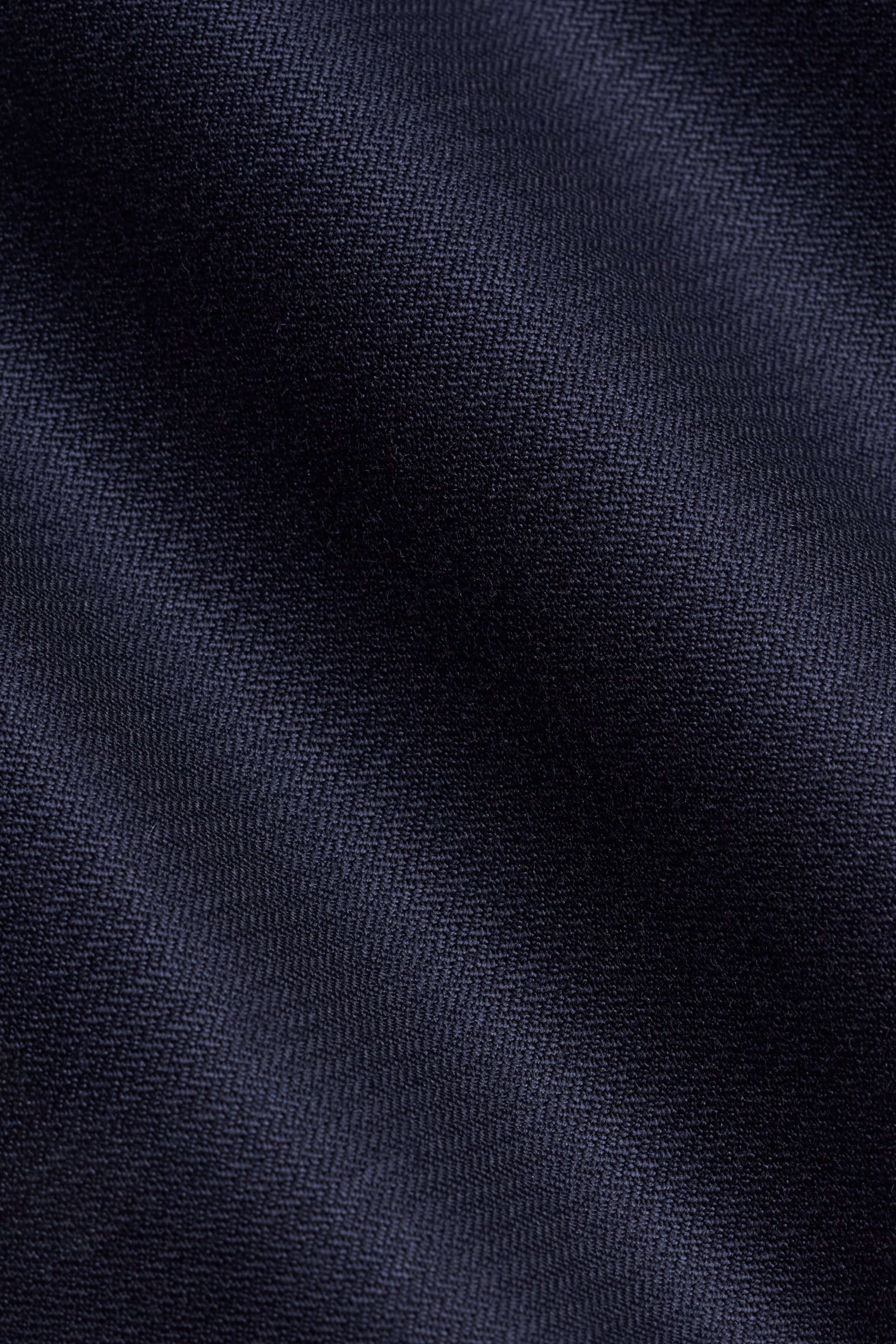 Scabal Navy Blue Herringbone Custom Suit