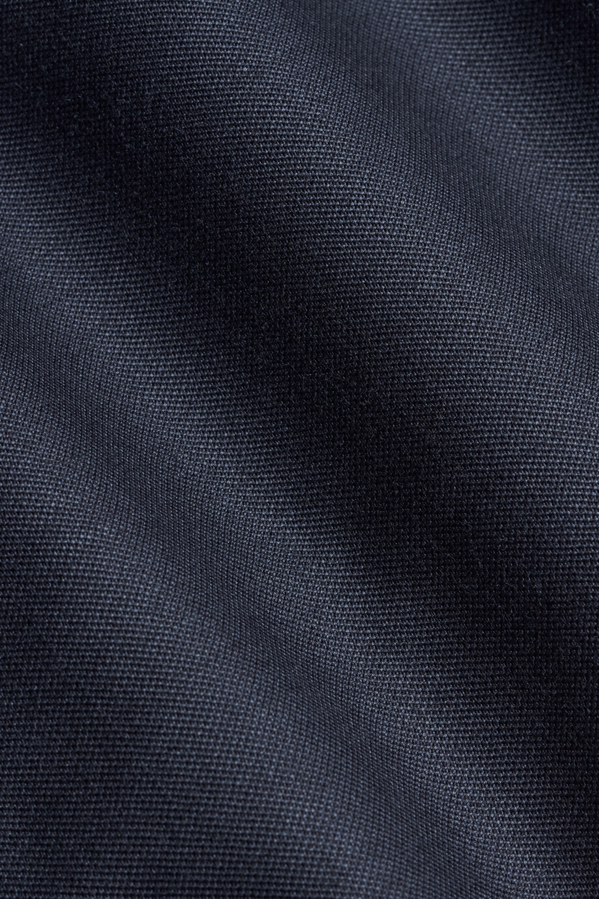 Navy Blue Sharkskin Suit