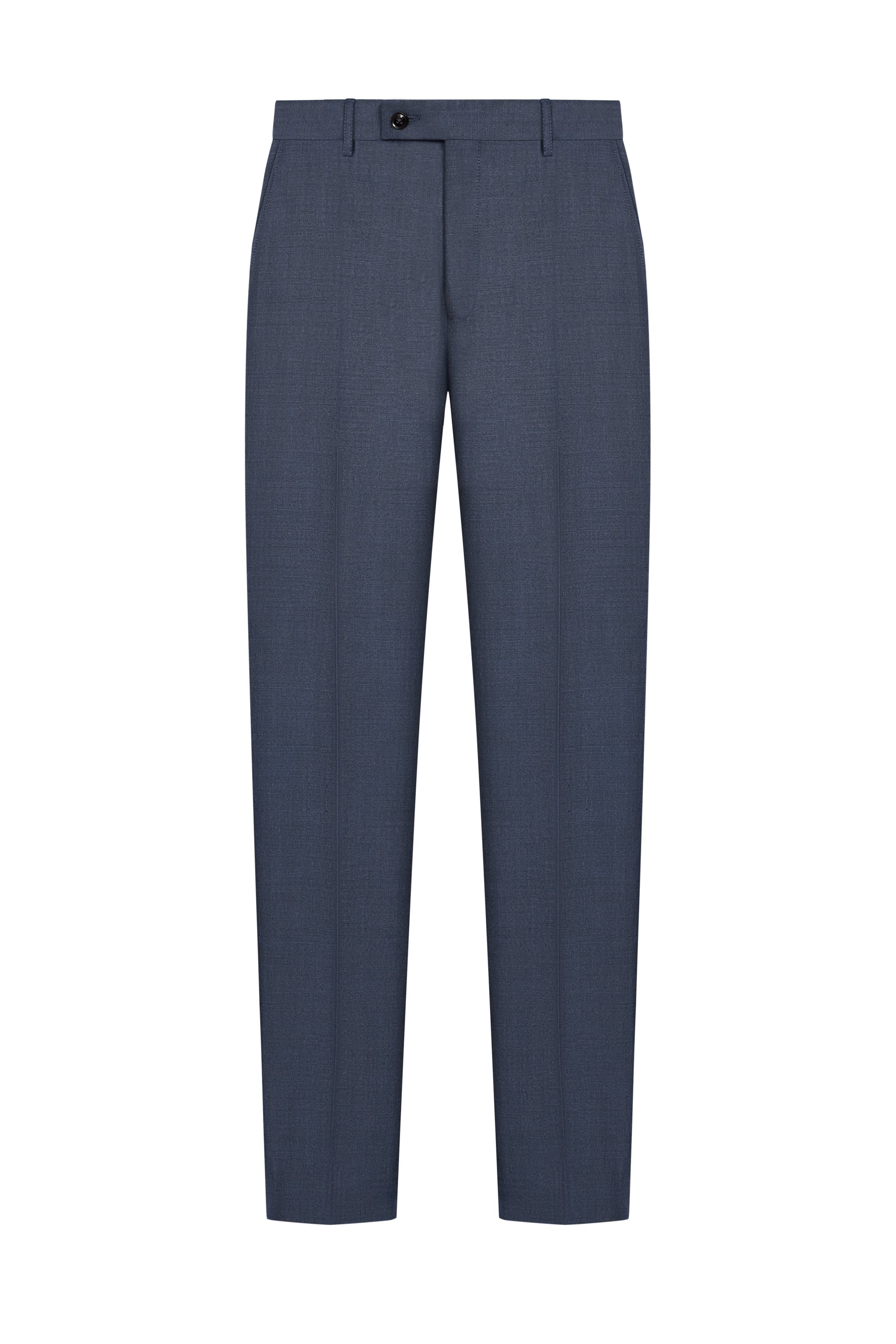 Holland & Sherry Navy Blue Sharkskin Custom Suit