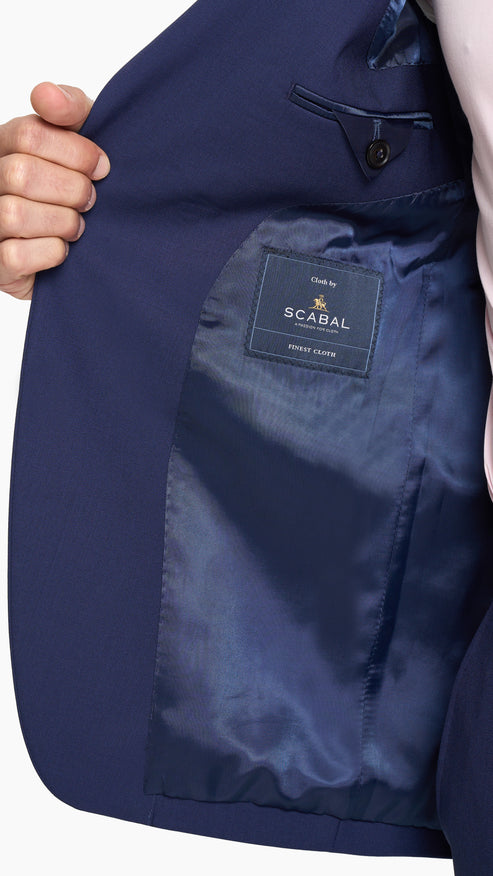 Royal Blue Plain Weave Jacket