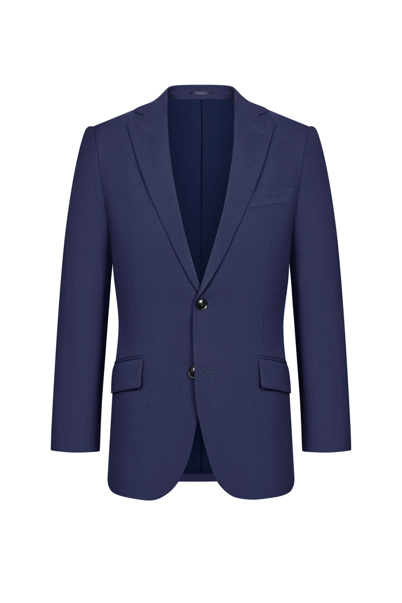 Scabal Royal Blue Plain Weave Custom Suit