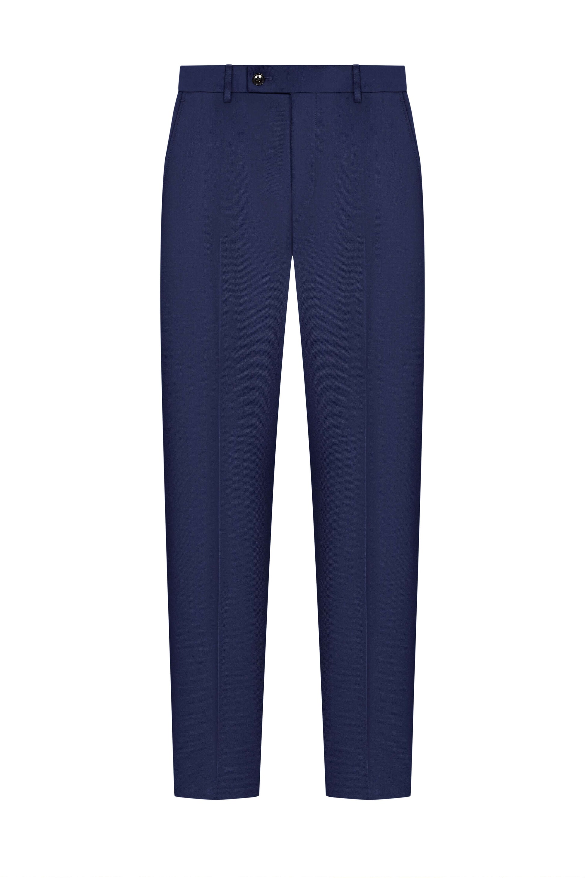 Scabal Royal Blue Plain Weave Custom Suit