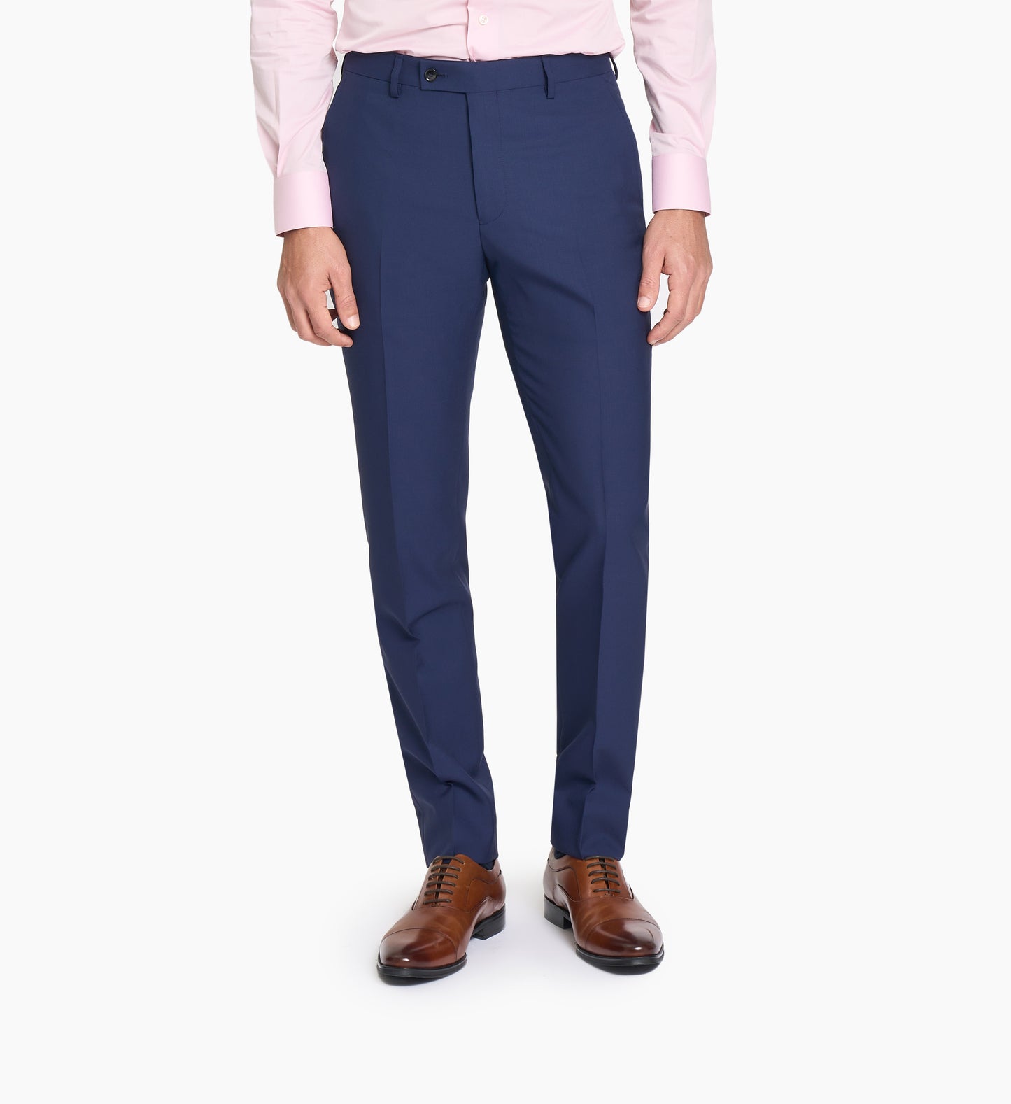 Royal Blue Plain Weave Custom Trouser