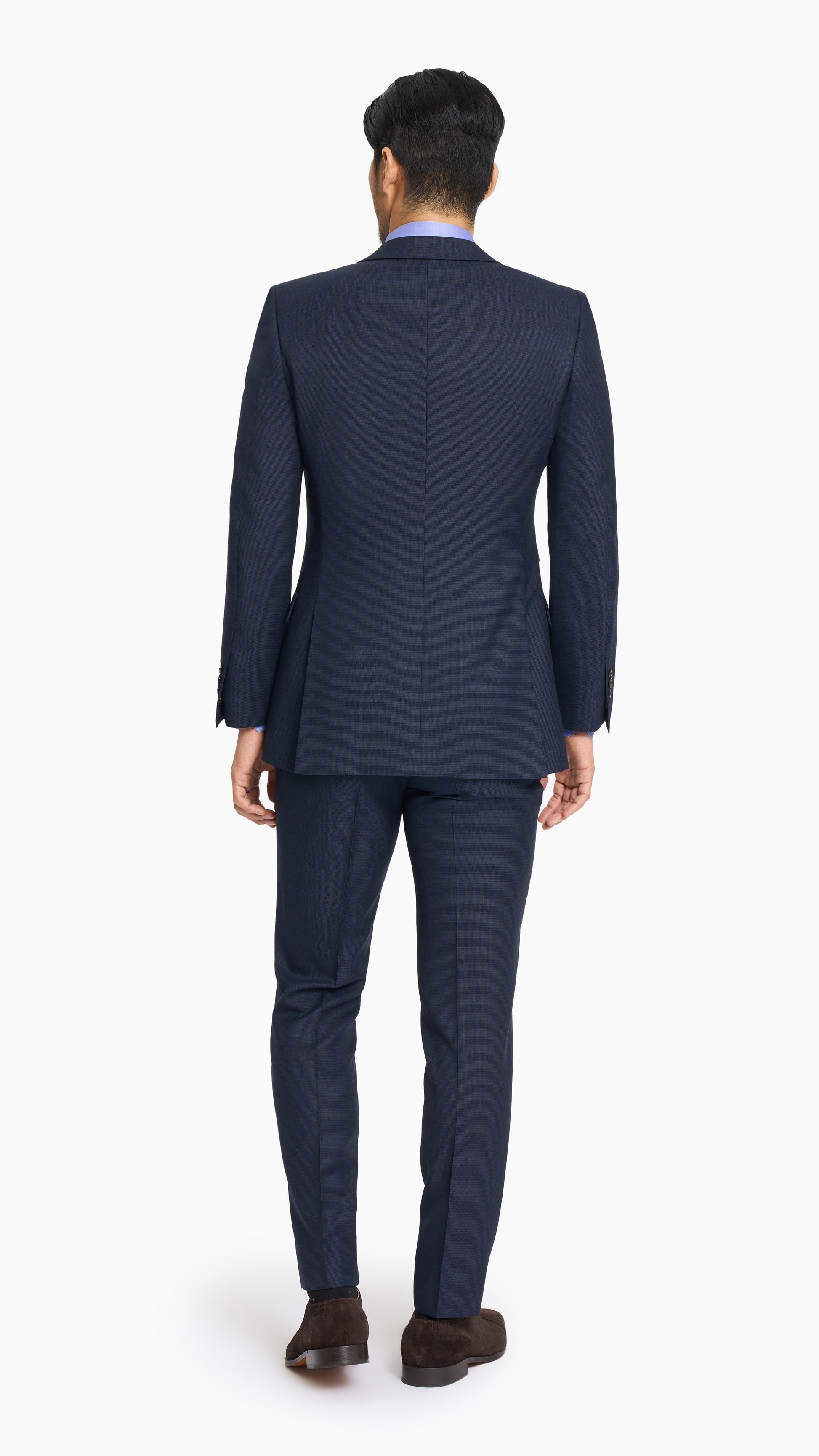 Contrast Navy Nailhead Jacket