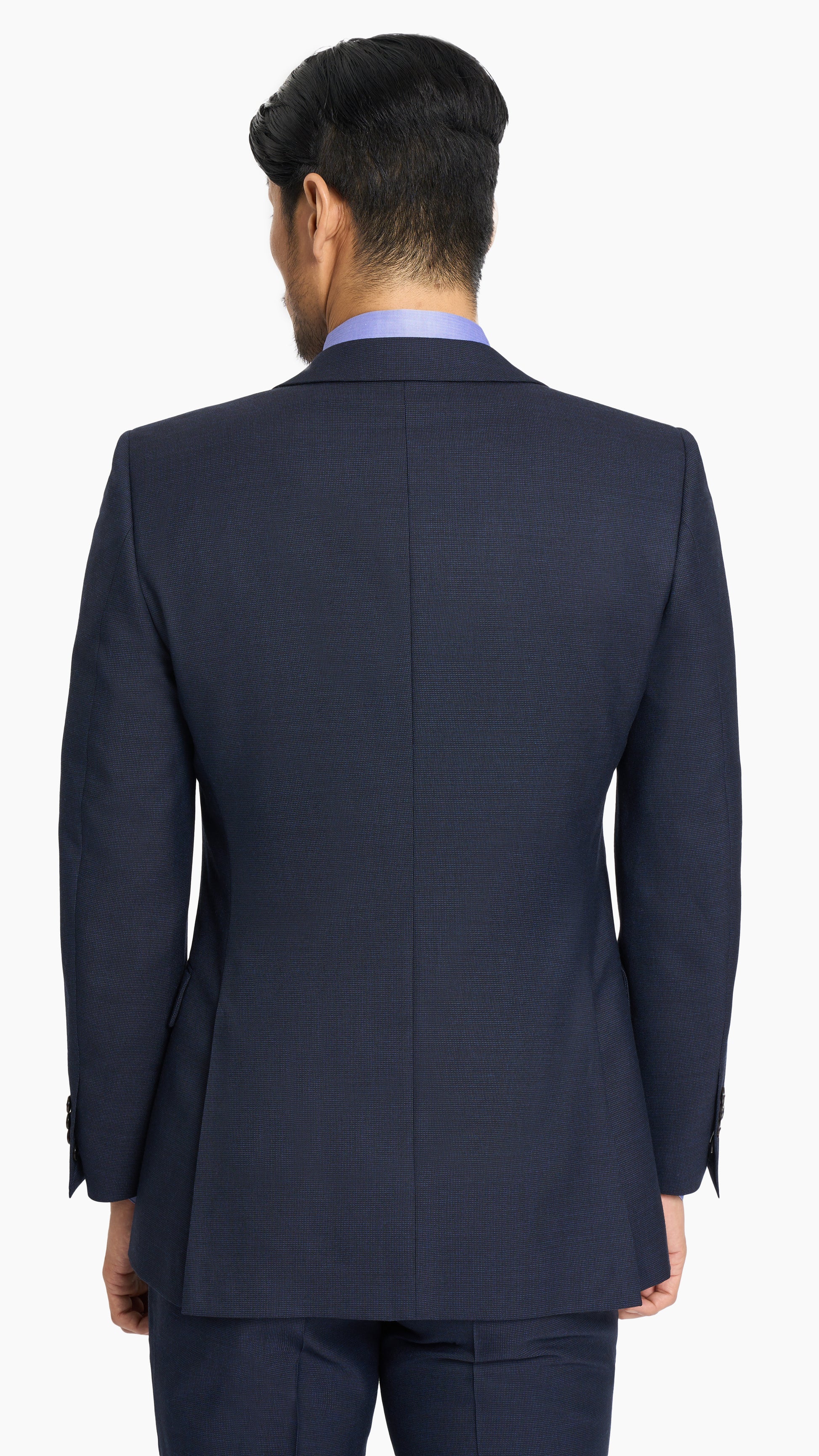 Contrast Navy Nailhead Jacket