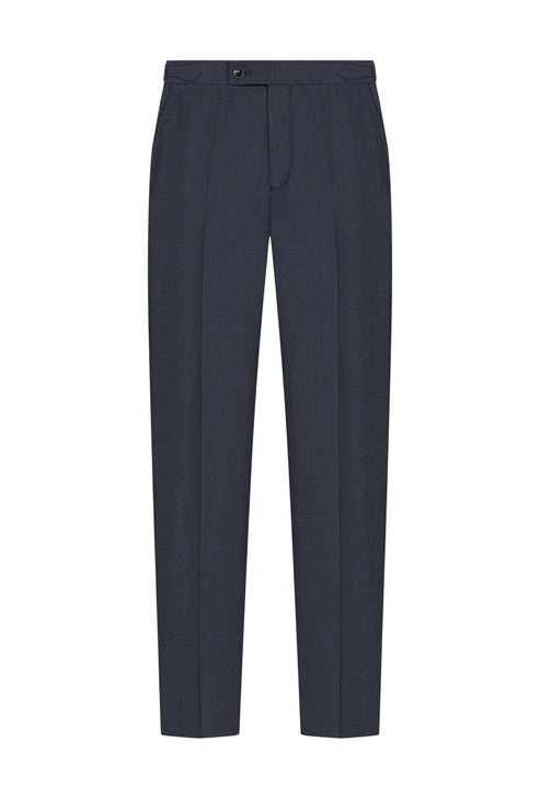 Holland & Sherry Contrast Navy Nailhead Custom Suit