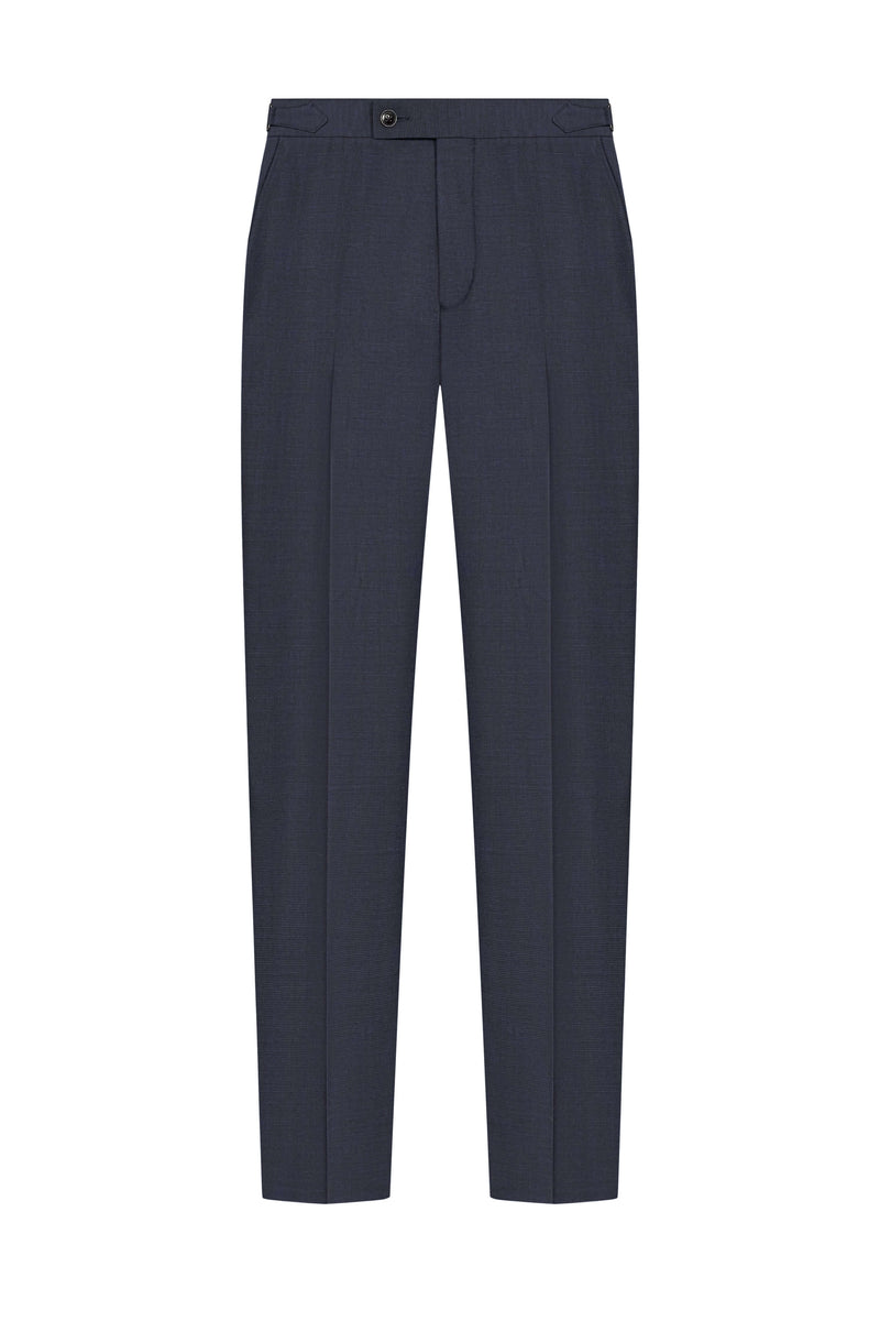 Holland & Sherry Contrast Navy Nailhead Custom Suit