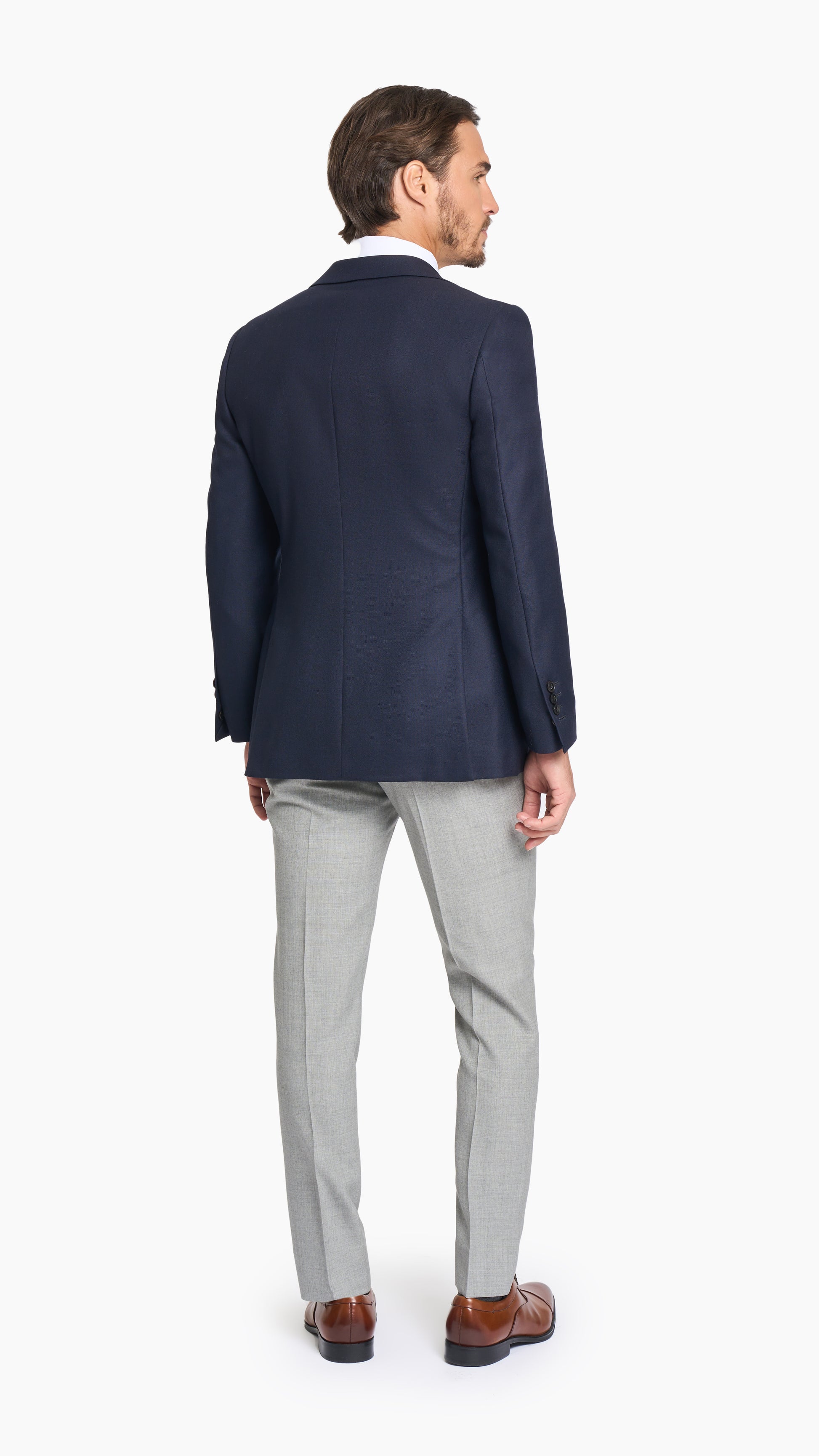 Scabal Midnight Blue Box Weave Jacket