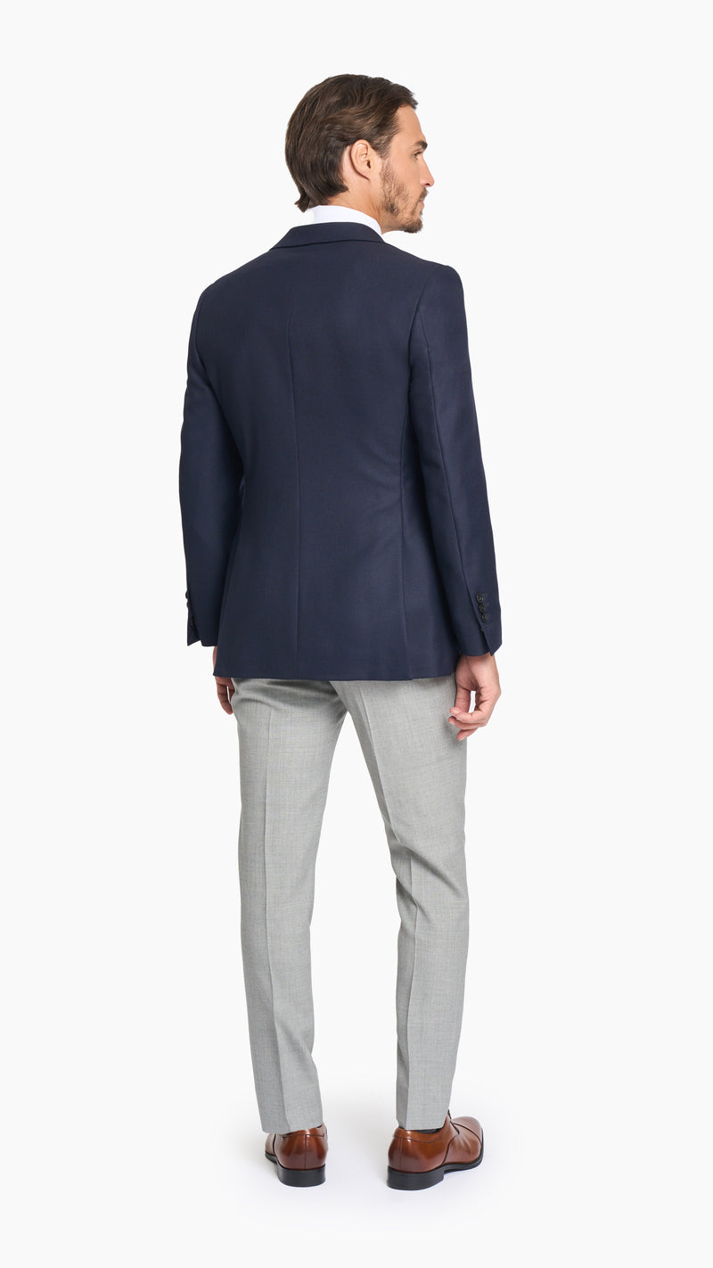 Scabal Midnight Blue Box Weave Jacket