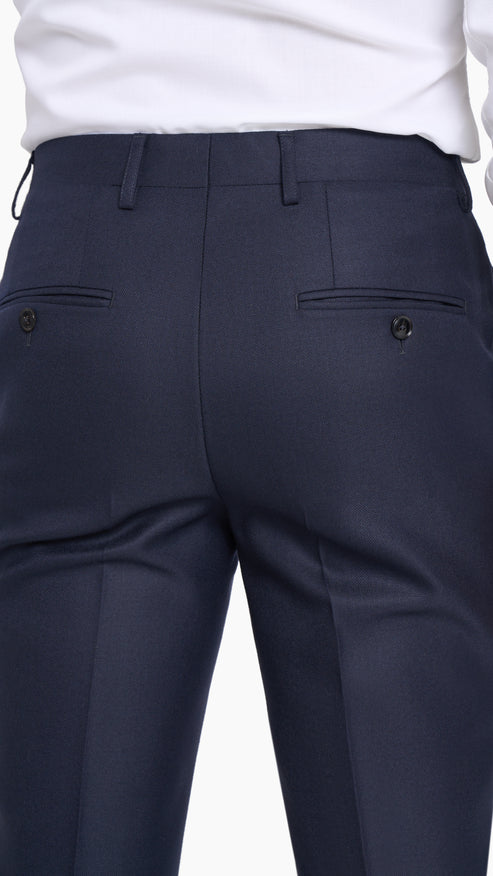 Midnight Blue Hopsack Trouser