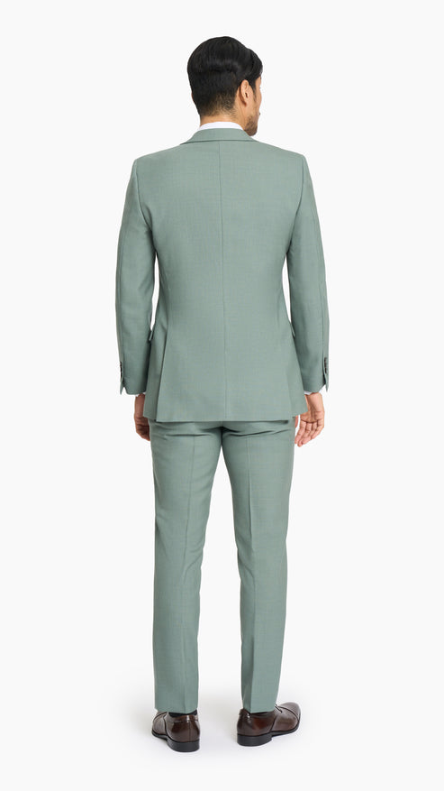 Seafoam Green Hopsack Jacket