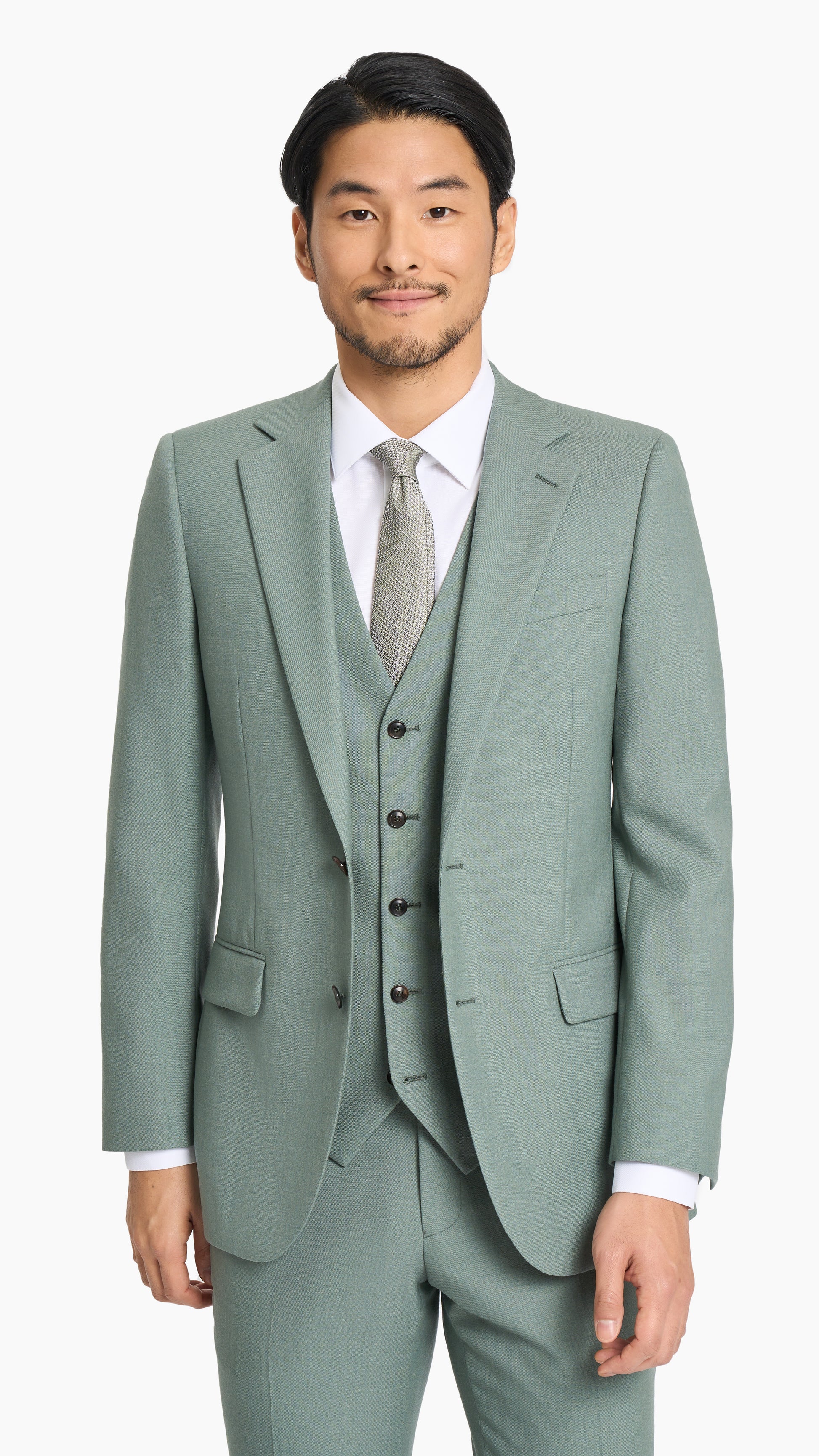 Seafoam Green Hopsack Jacket