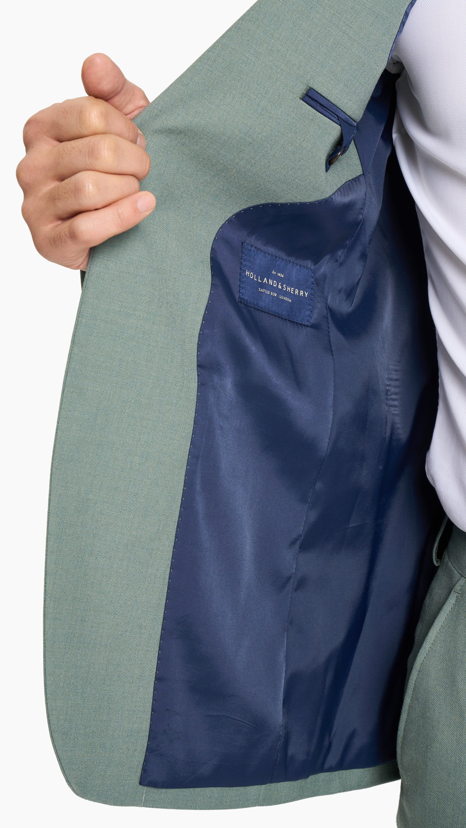Seafoam Green Hopsack Jacket