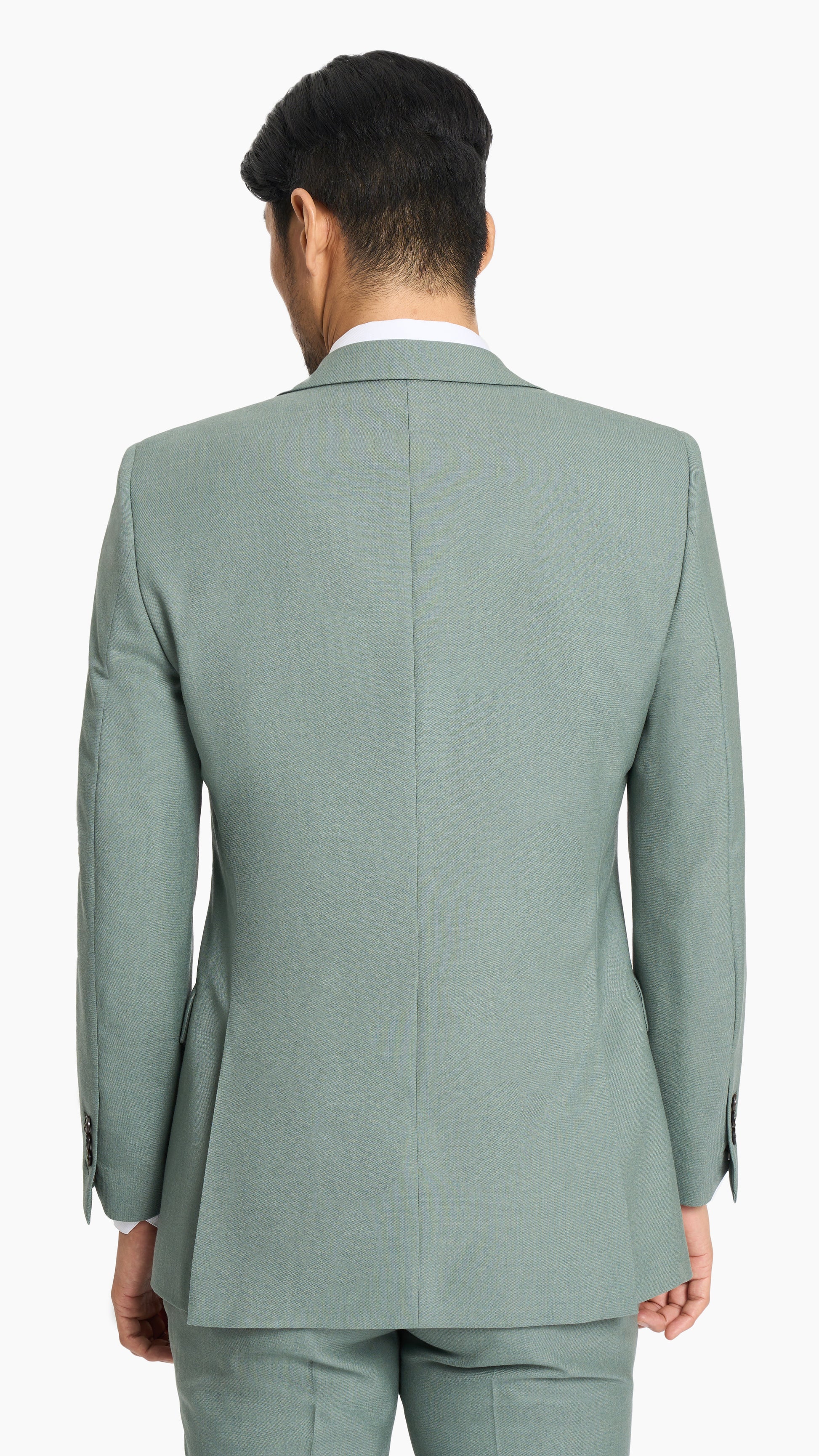 Seafoam Green Hopsack Suit