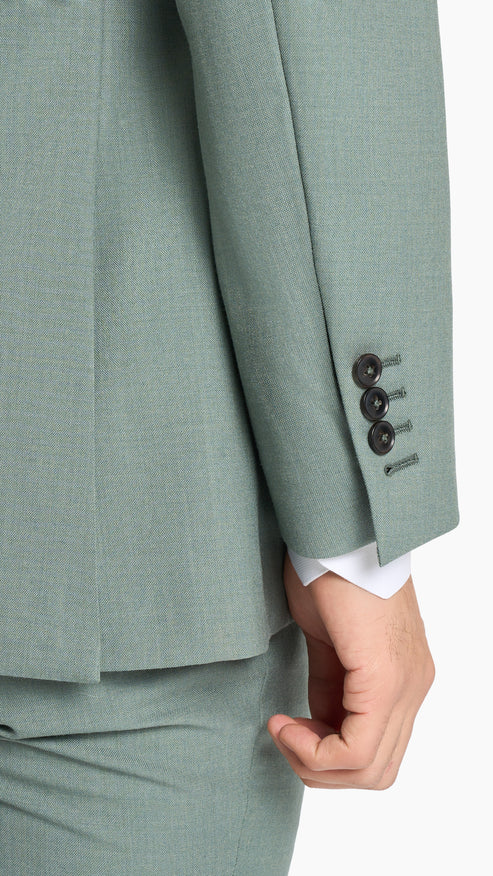 Seafoam Green Hopsack Suit