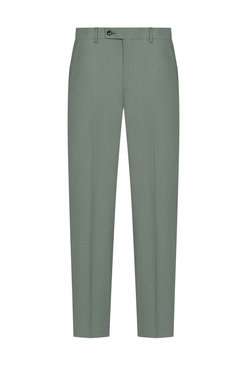 Holland & Sherry Sage Green Hopsack Custom Suit