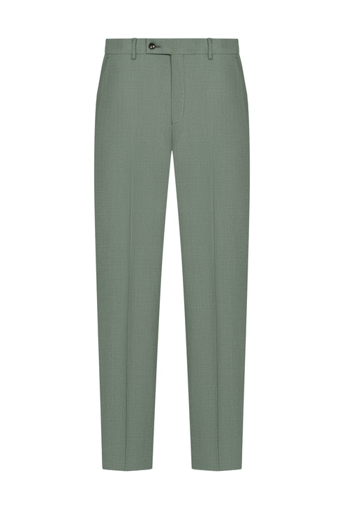 Seafoam Green Hopsack Trouser