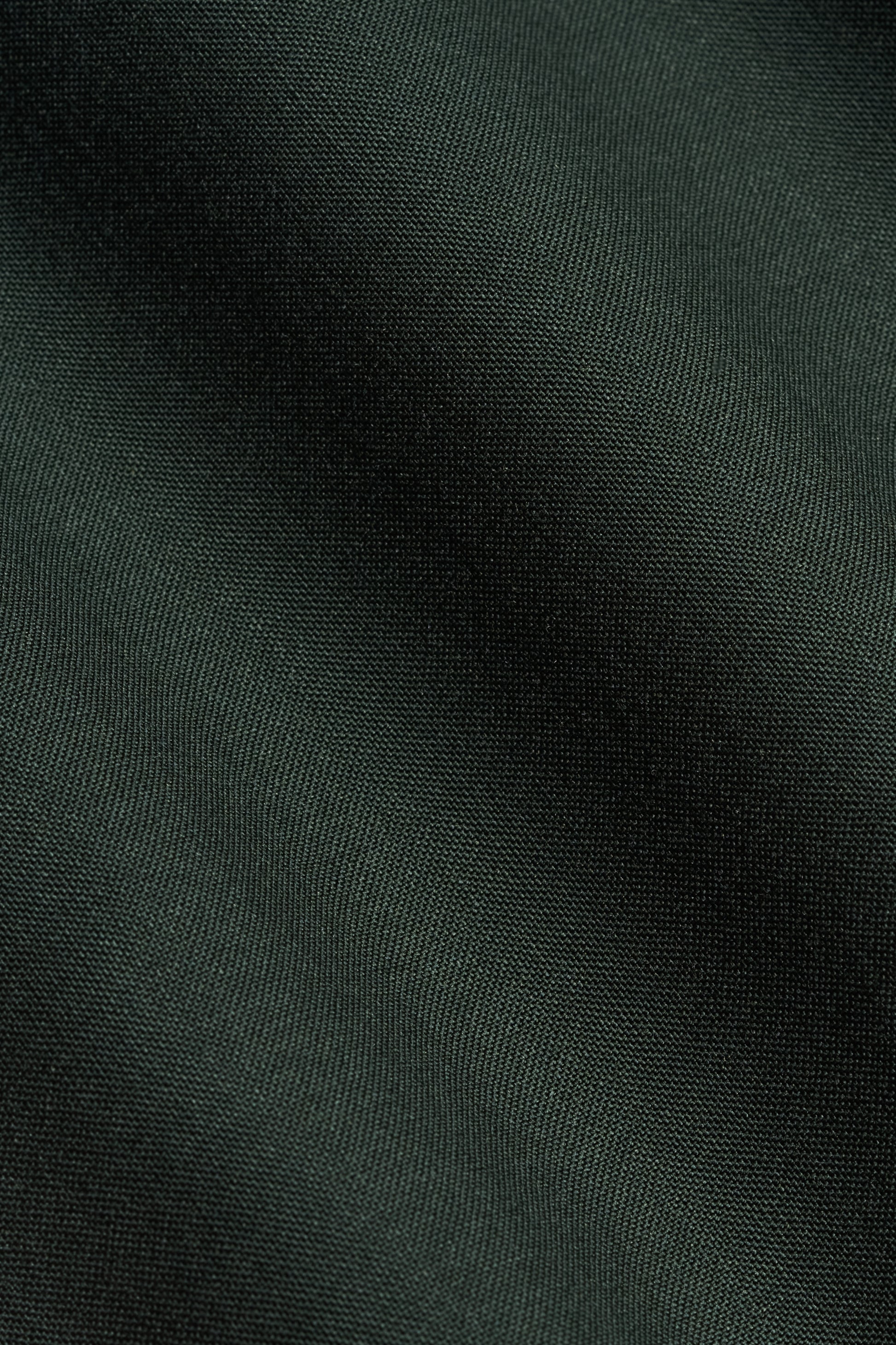 Dark Green Plain Weave Trouser