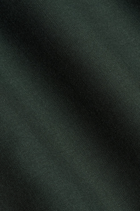 Dark Green Plain Weave Trouser