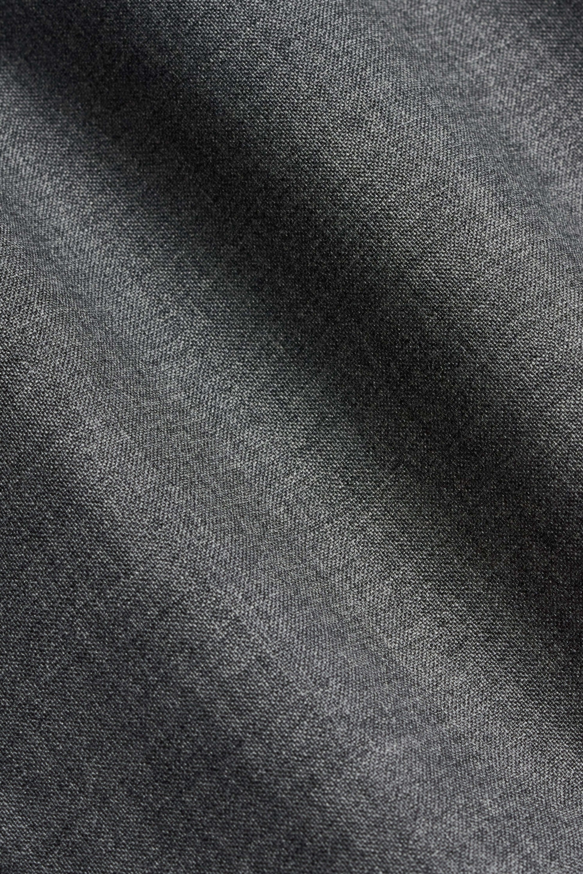 Scabal Cool Grey Plain Weave Custom Suit