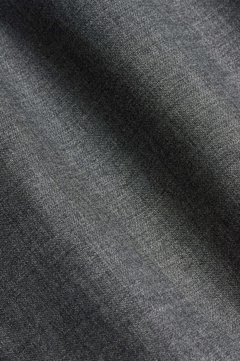 Scabal Cool Grey Plain Weave Custom Suit