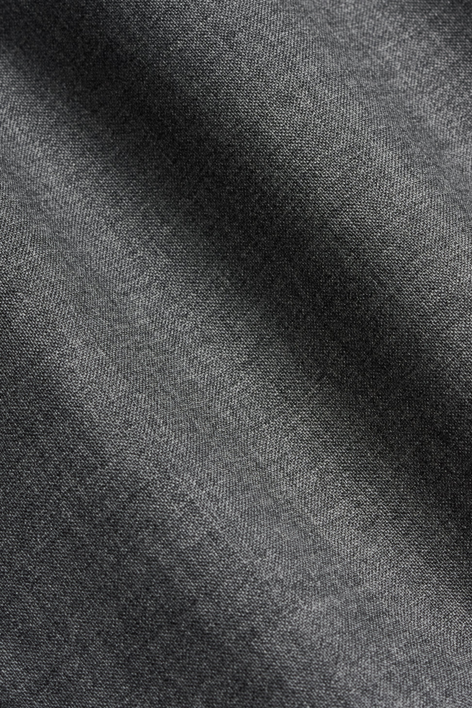 Scabal Cool Grey Plain Weave Custom Suit