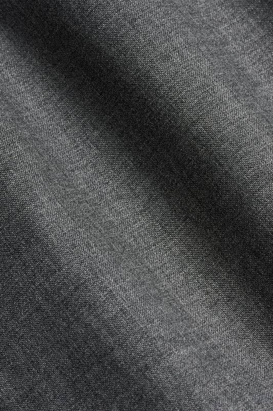 Scabal Cool Grey Plain Weave Custom Suit