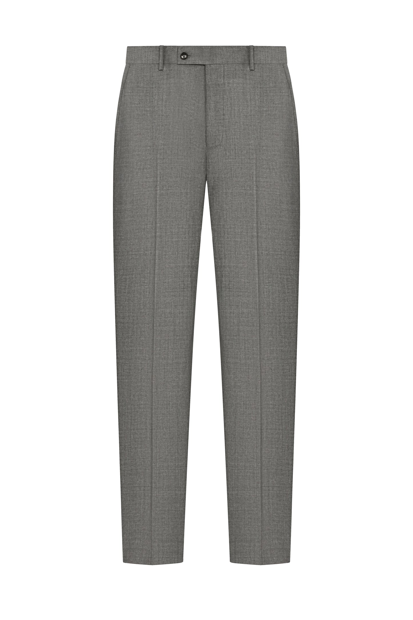 Scabal Cool Grey Plain Weave Custom Suit