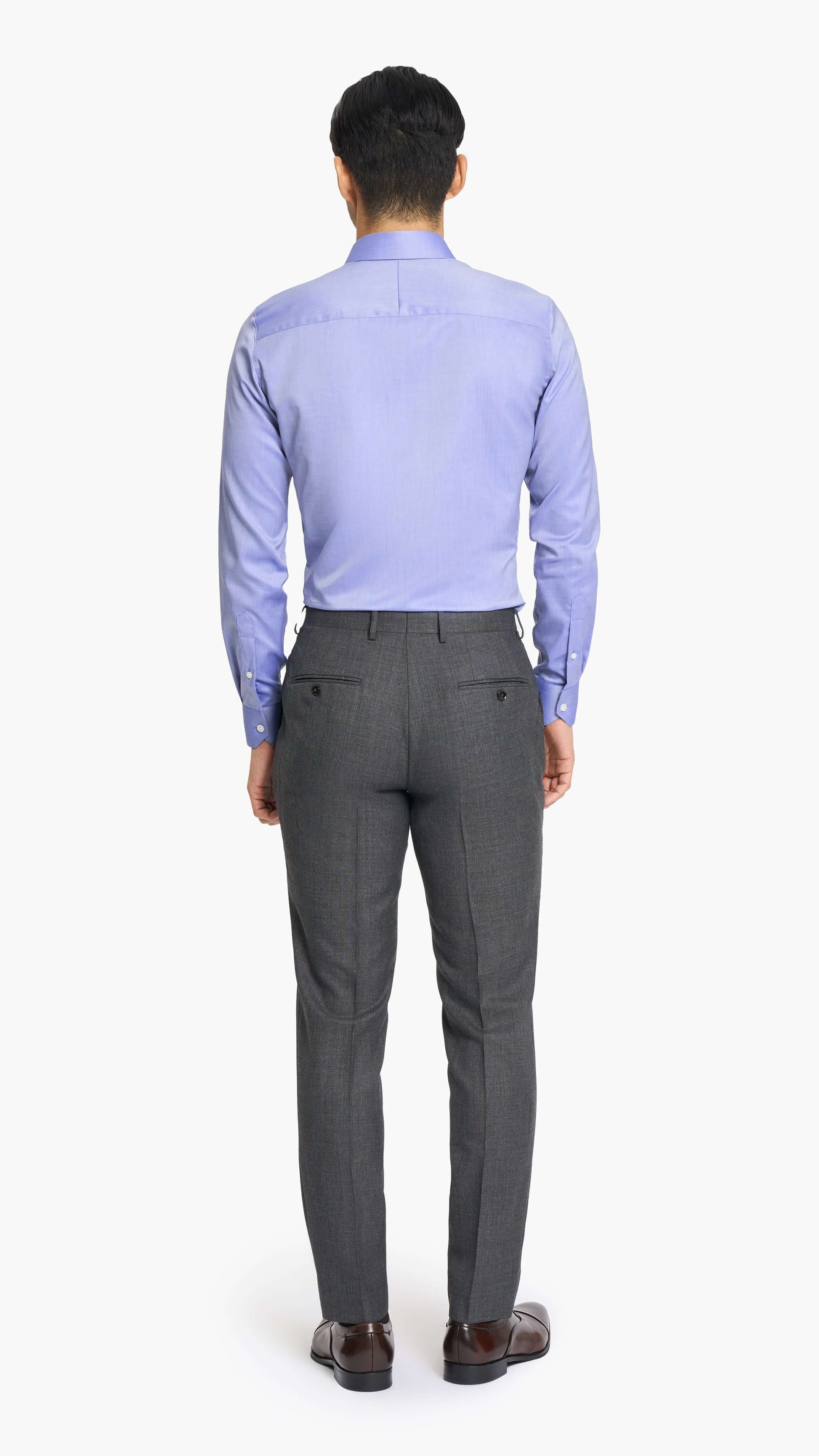 Holland & Sherry Shadow Grey Sharkskin Custom Suit