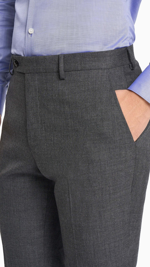 Holland & Sherry Shadow Grey Sharkskin Custom Suit