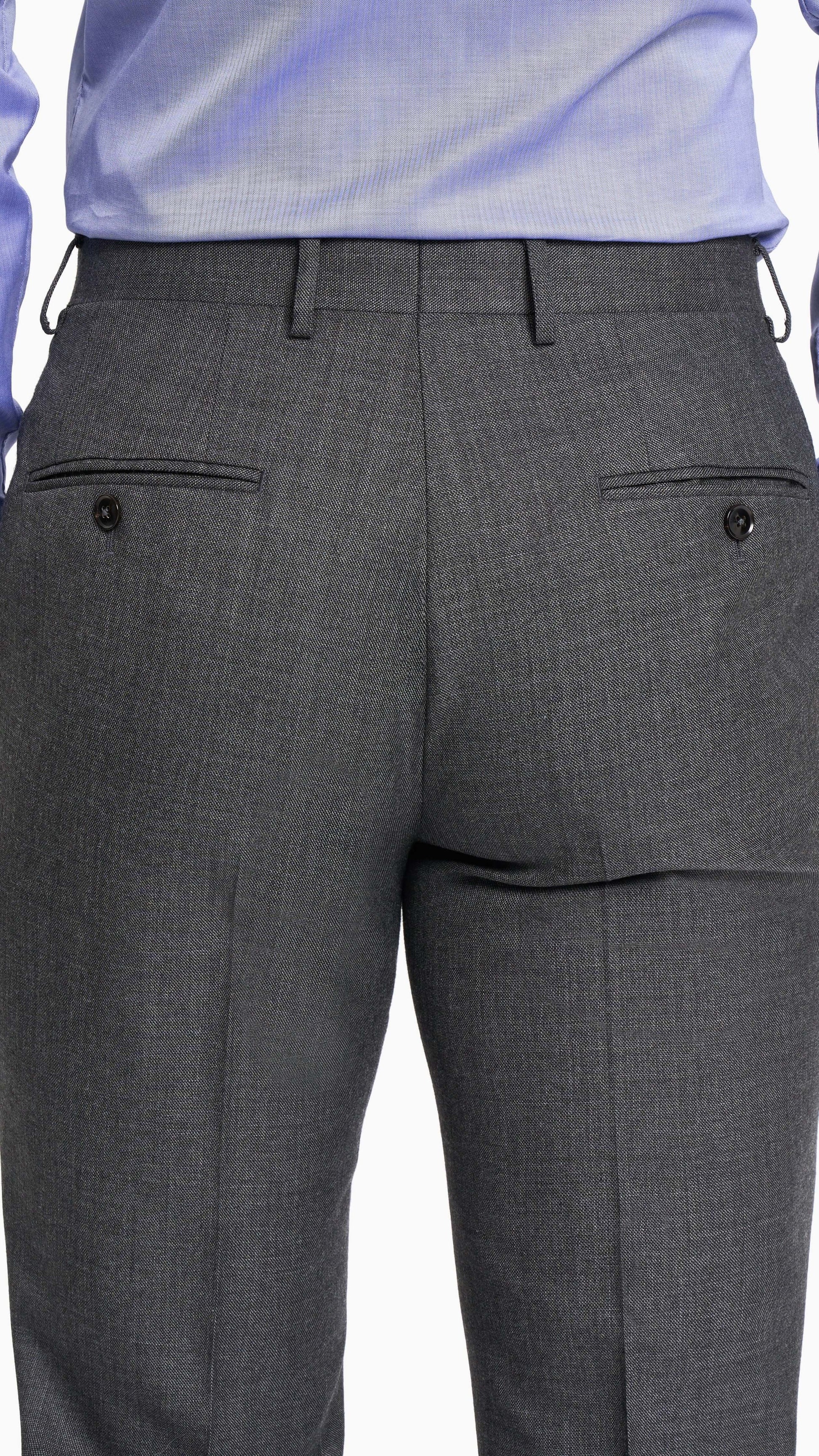 Holland & Sherry Shadow Grey Sharkskin Custom Suit