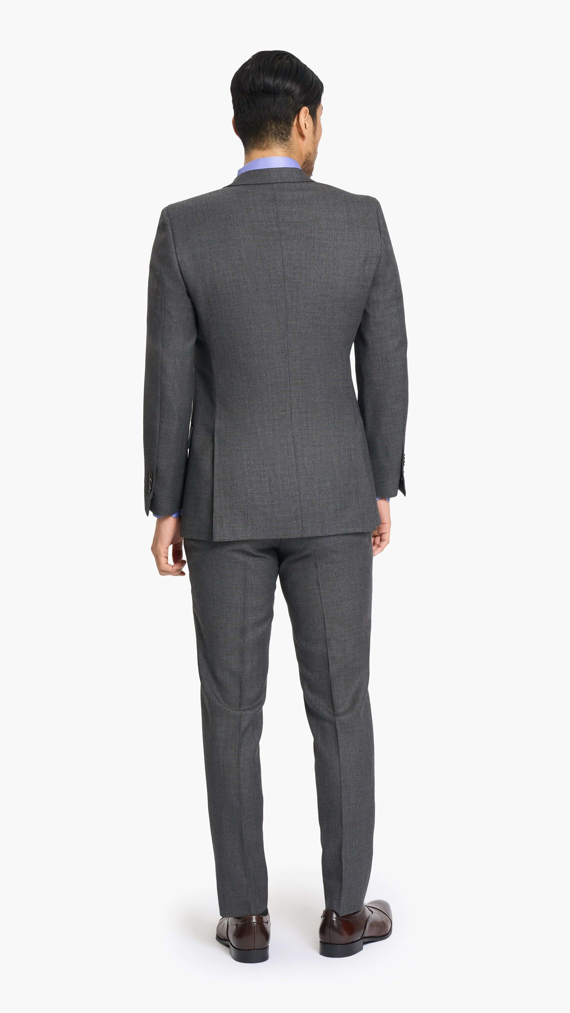 Holland & Sherry Shadow Grey Sharkskin Custom Suit