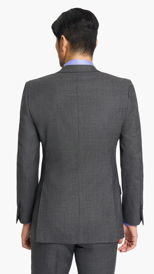 Holland & Sherry Shadow Grey Sharkskin Custom Suit
