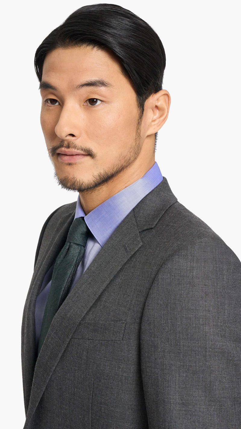 Holland & Sherry Shadow Grey Sharkskin Custom Suit