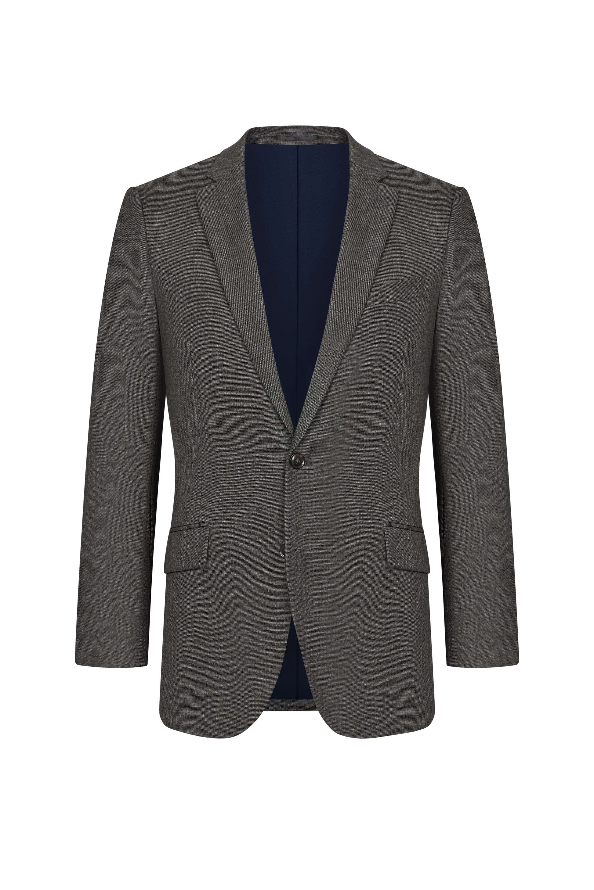 Holland & Sherry Shadow Grey Sharkskin Custom Suit