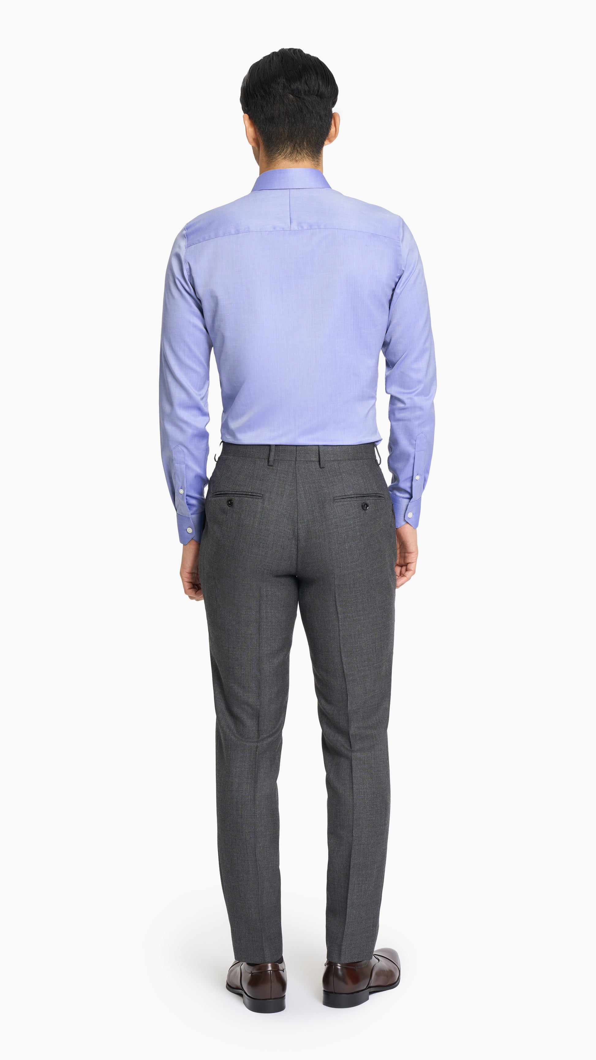 Shadow Grey Sharkskin Trouser
