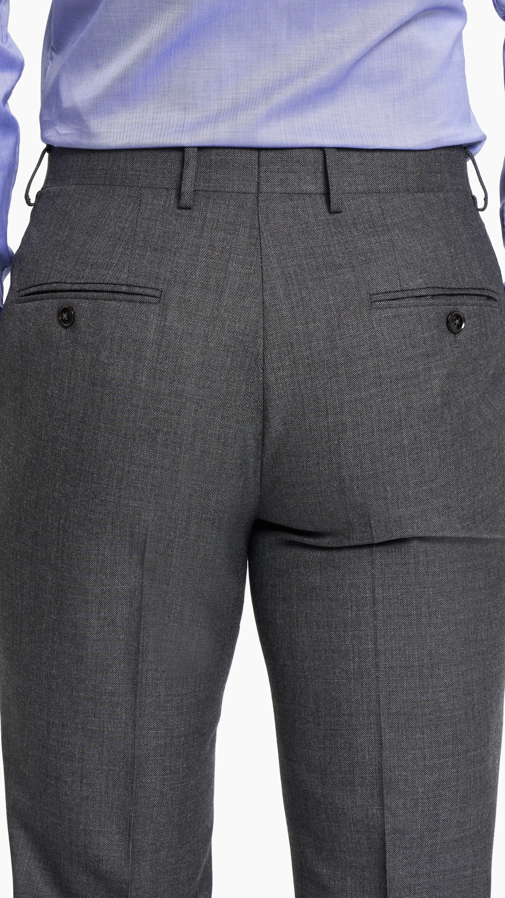 Shadow Grey Sharkskin Trouser
