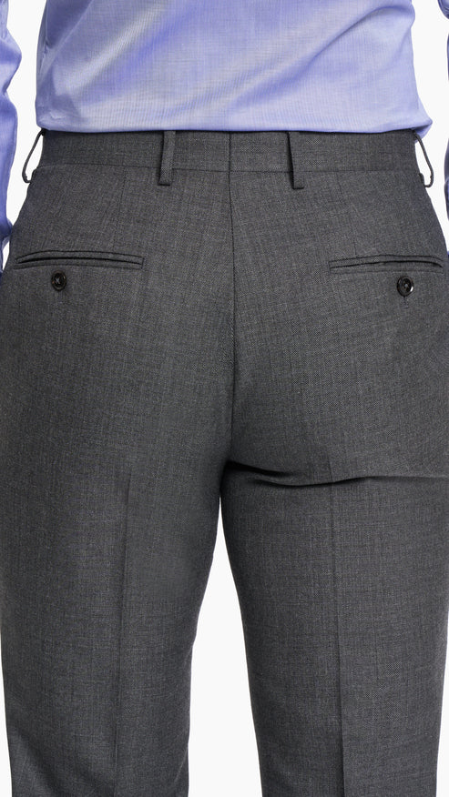 Shadow Grey Sharkskin Trouser