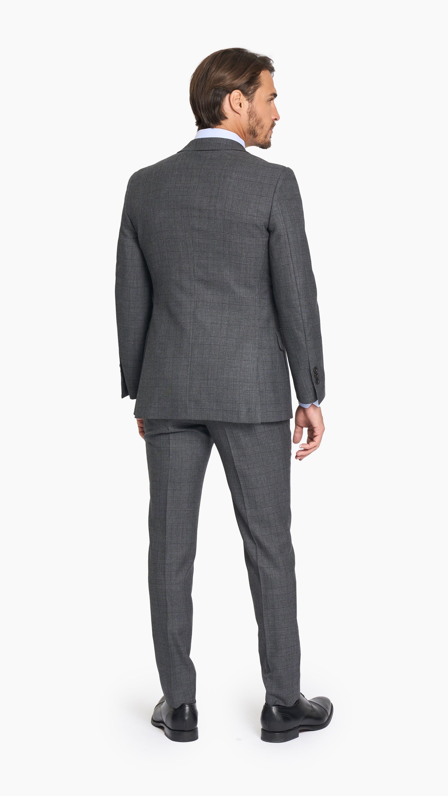 Charcoal Grey Prince of Wales Suit