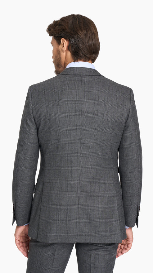 Charcoal Grey Prince of Wales Suit