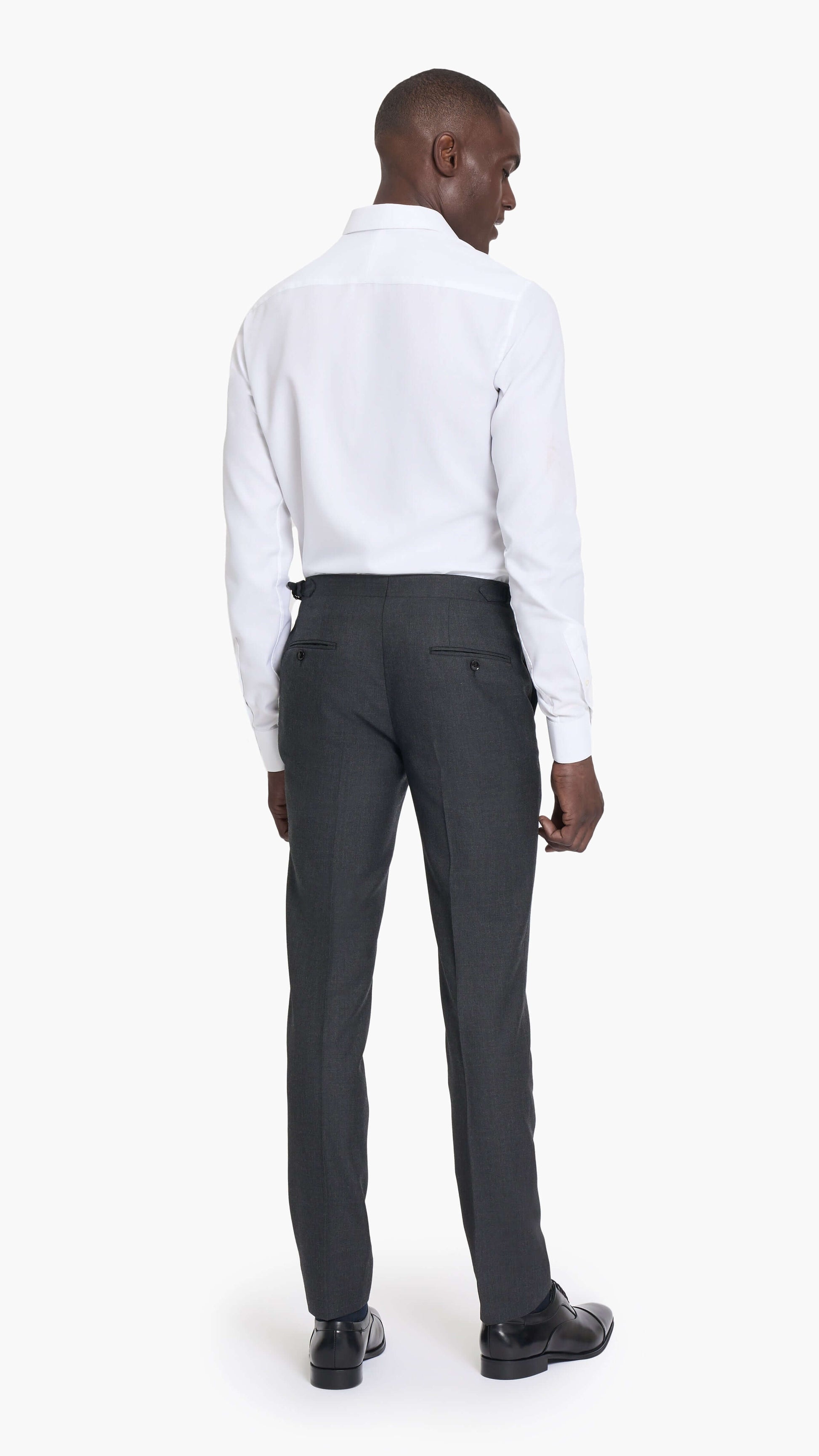 Holland & Sherry Charcoal Grey Twill Custom Suit