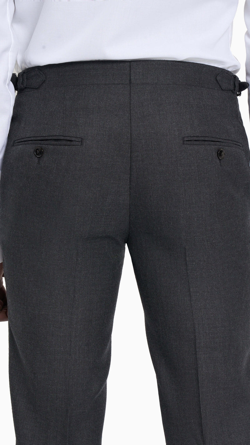 Holland & Sherry Charcoal Grey Twill Custom Suit