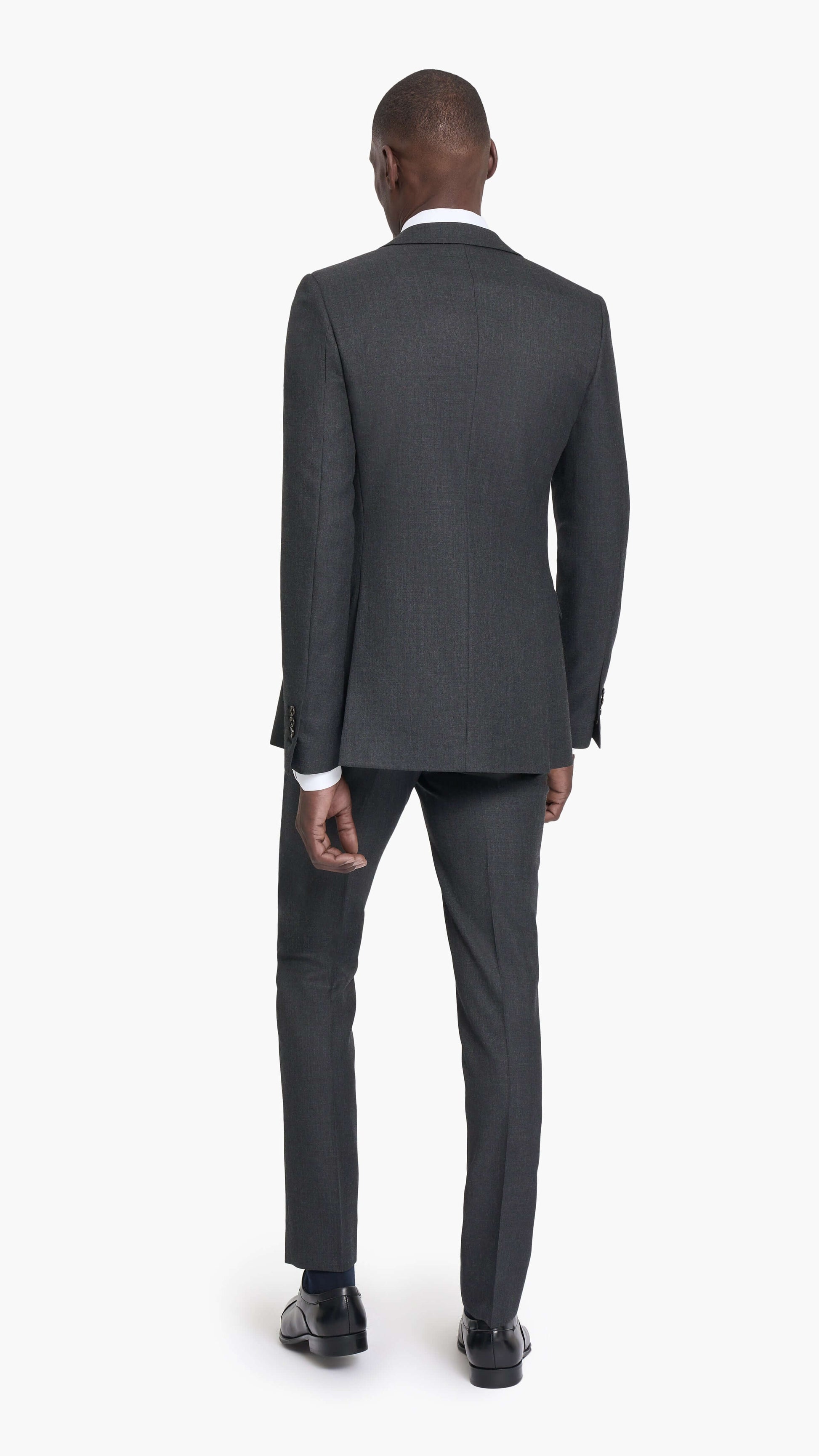 Holland & Sherry Charcoal Grey Twill Custom Suit