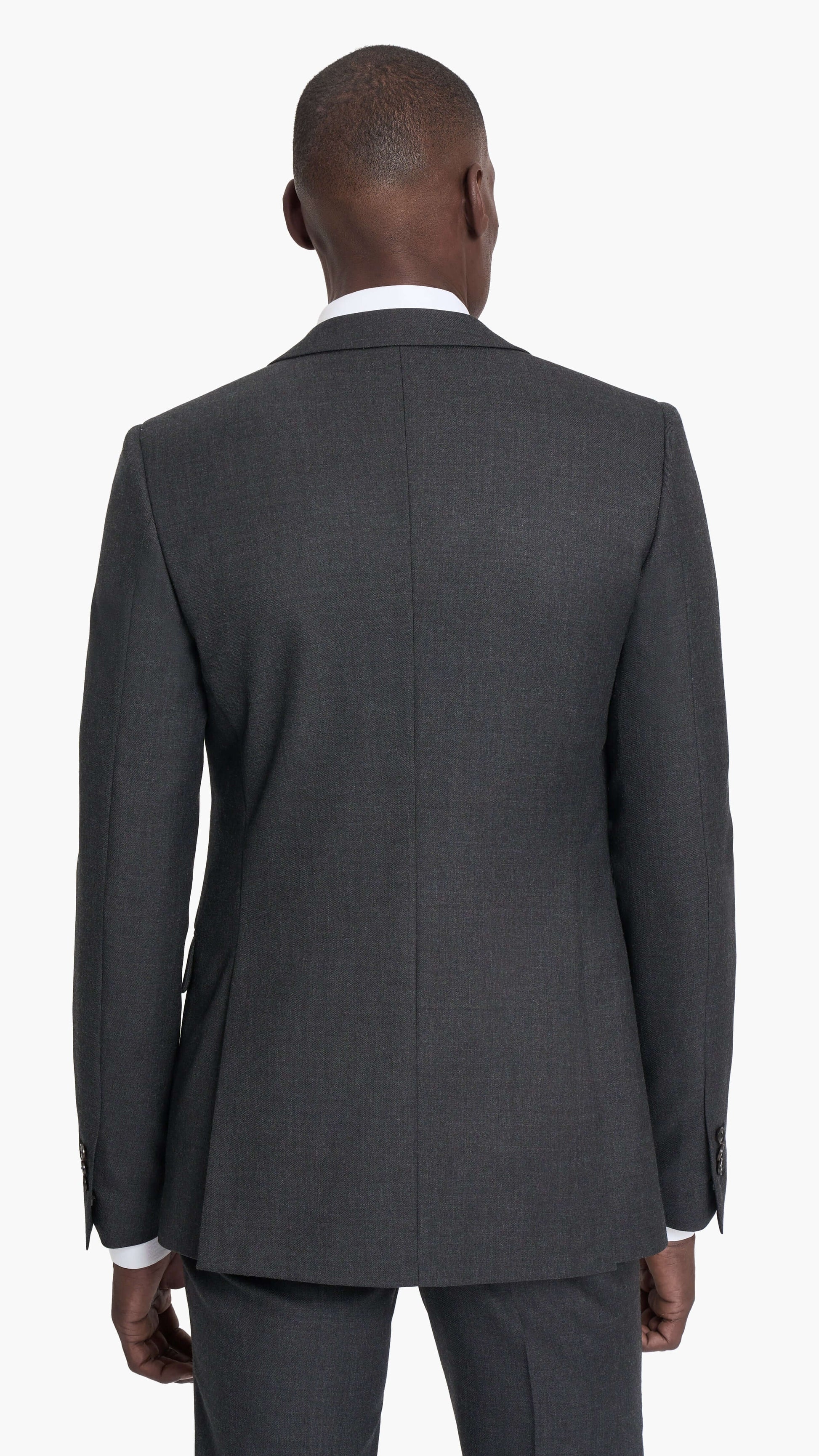 Holland & Sherry Charcoal Grey Twill Custom Suit