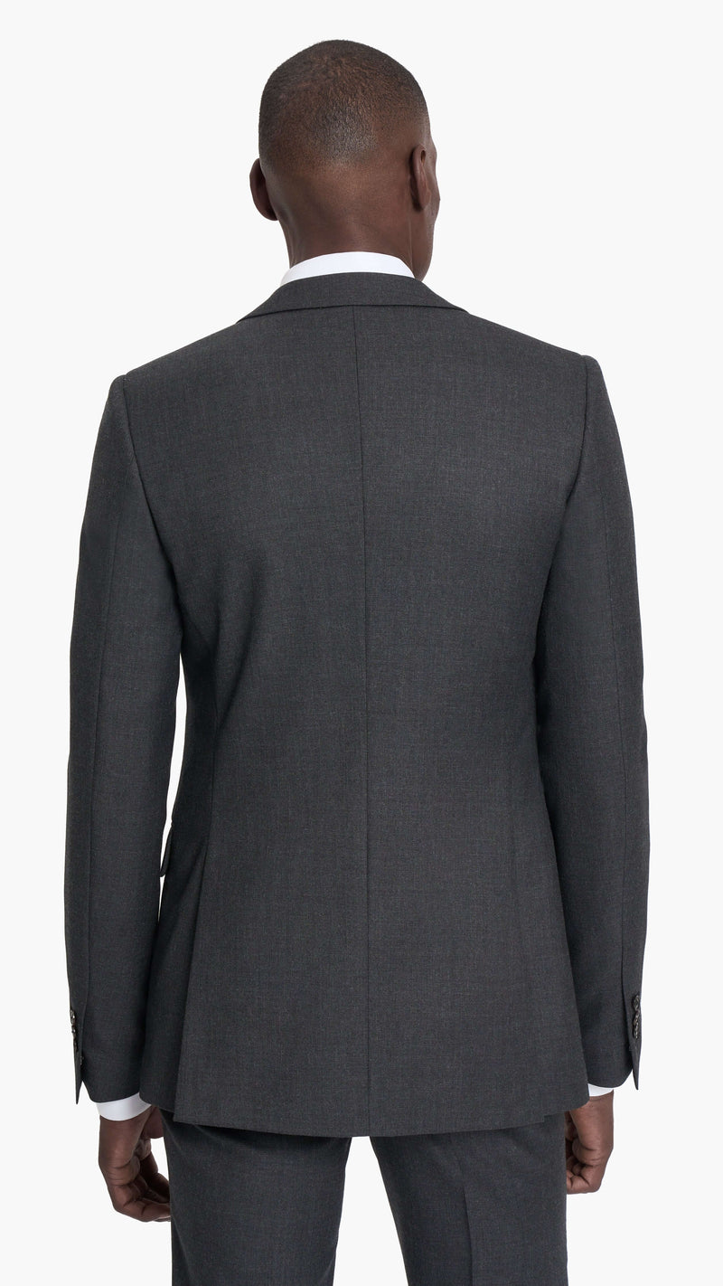 Holland & Sherry Charcoal Grey Twill Custom Suit