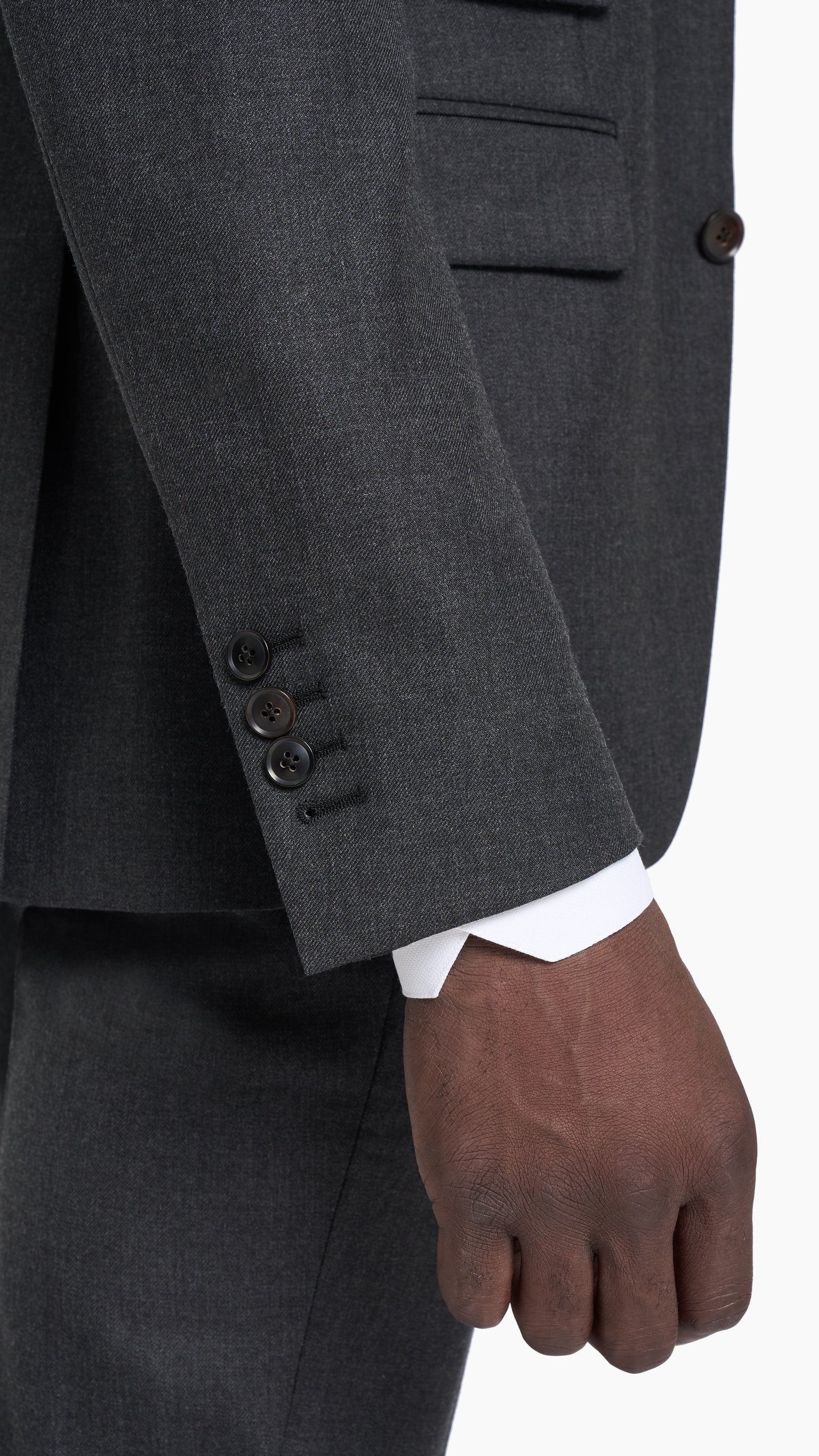 Charcoal Grey Twill Suit