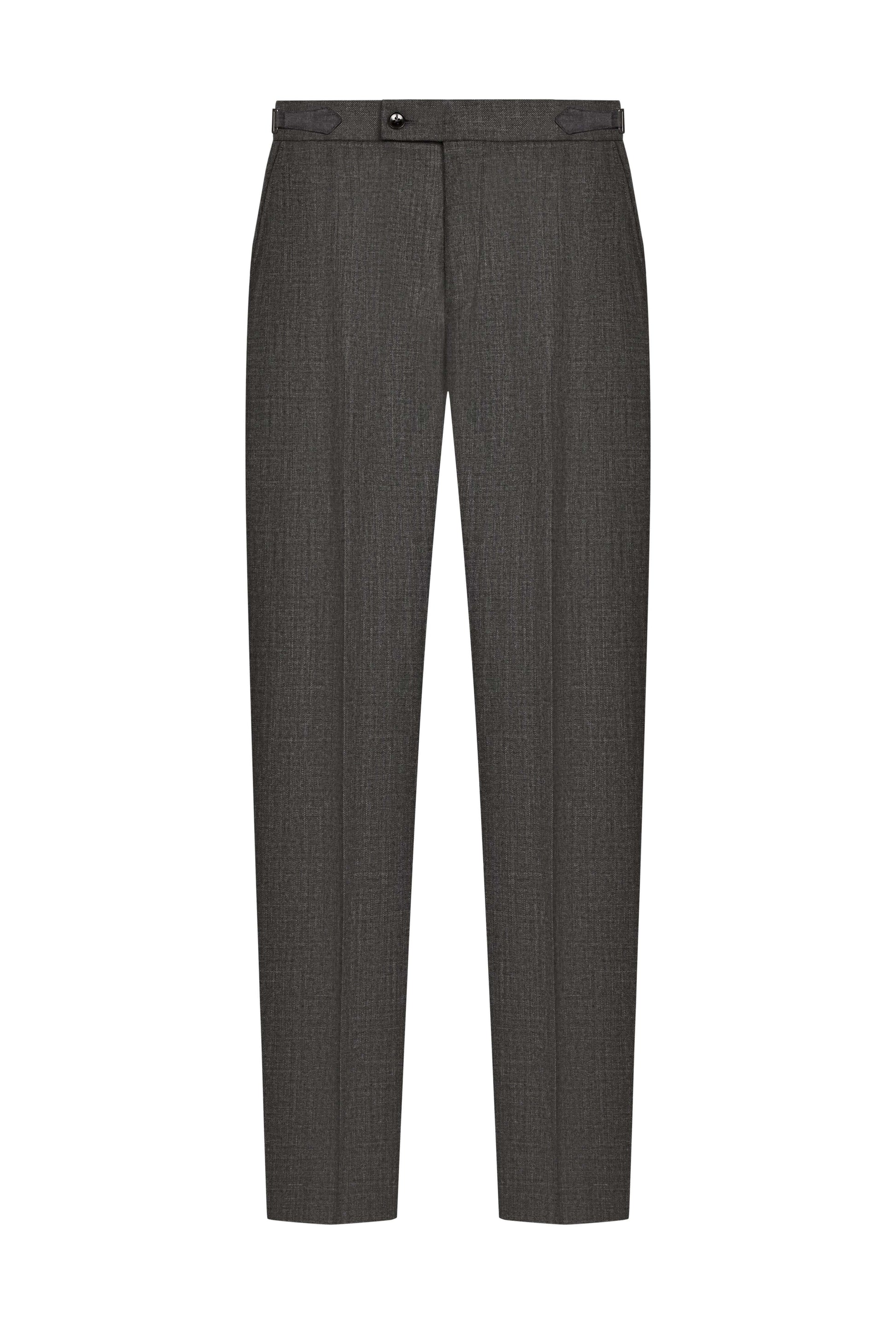 Holland & Sherry Charcoal Grey Twill Custom Suit