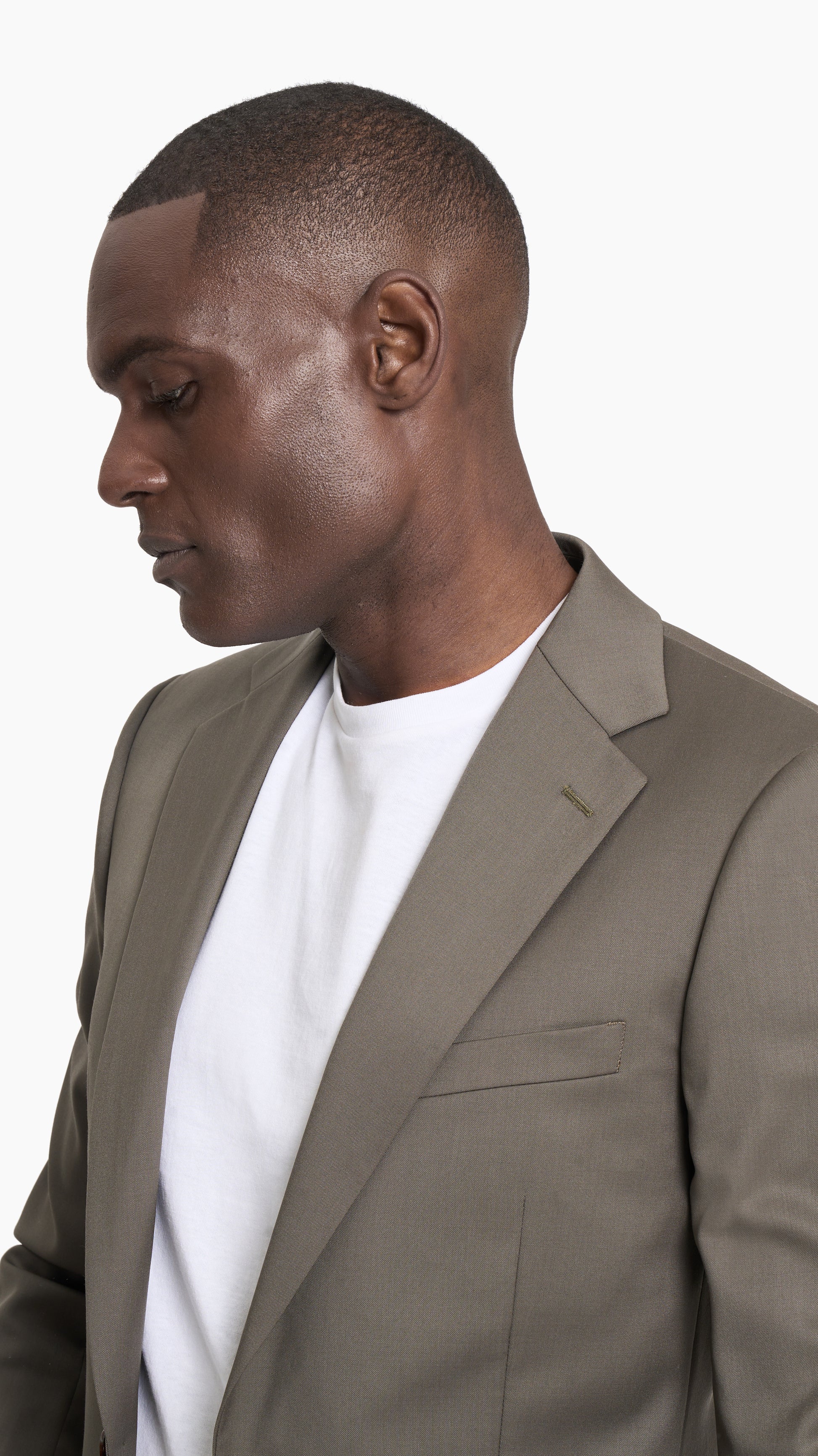 Scabal Olive Prunelle Custom Jacket