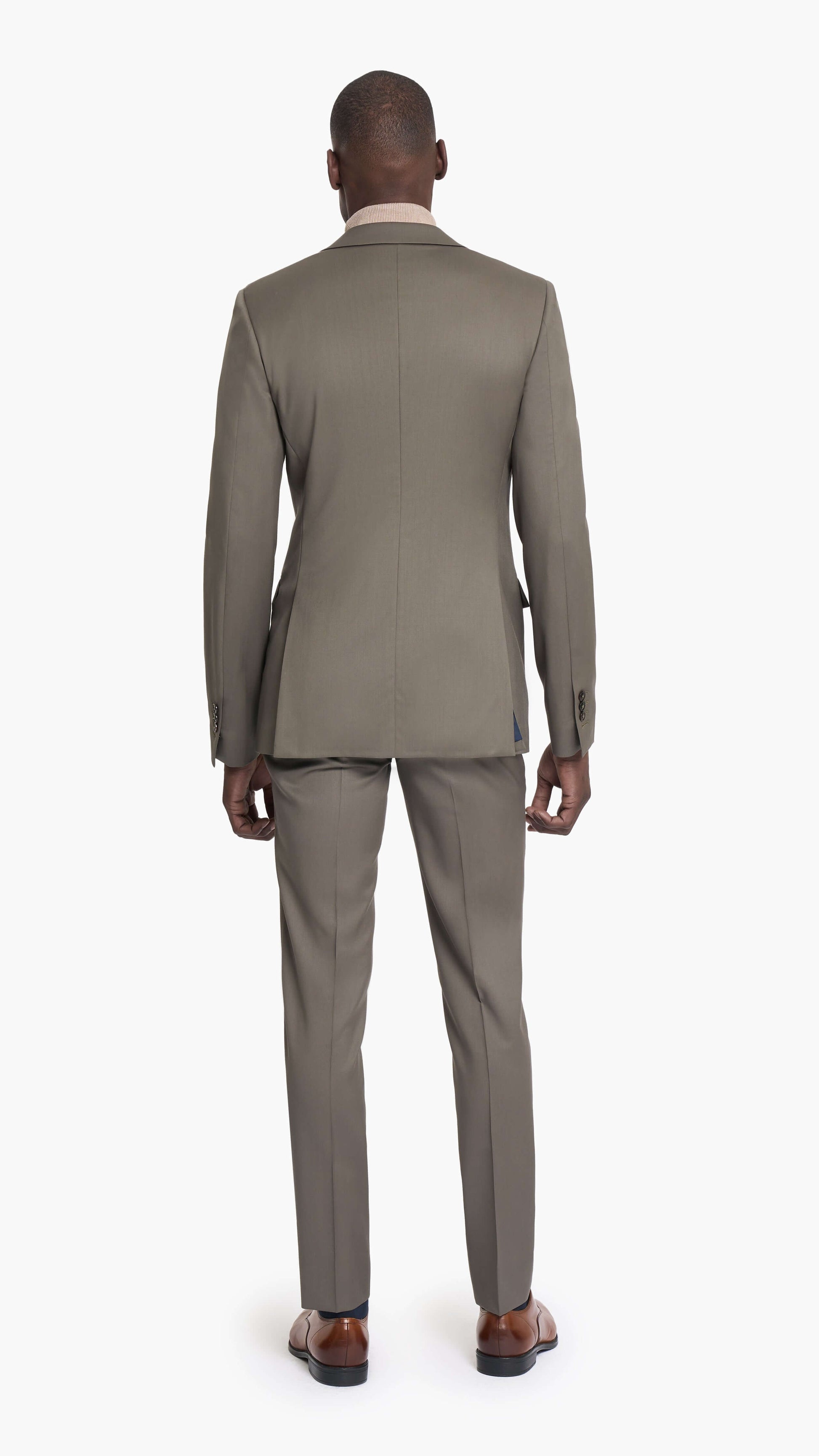Scabal Olive Prunelle Custom Suit