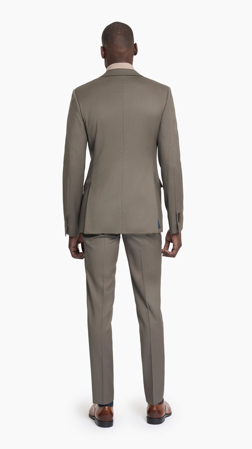 Scabal Olive Prunelle Custom Suit